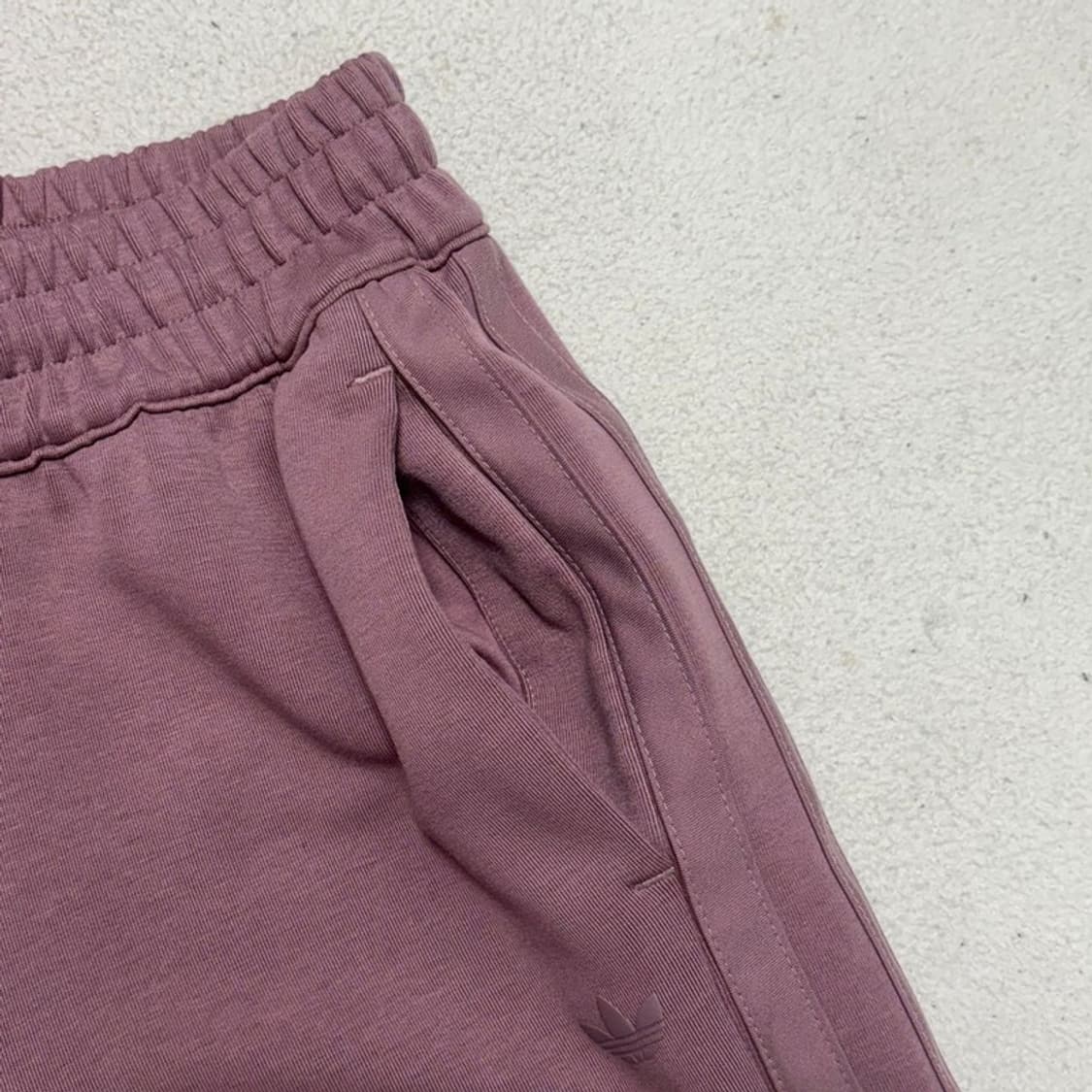 ADIDAS 스트라이프 와이드 팬츠 핑크 S 상품이미지5