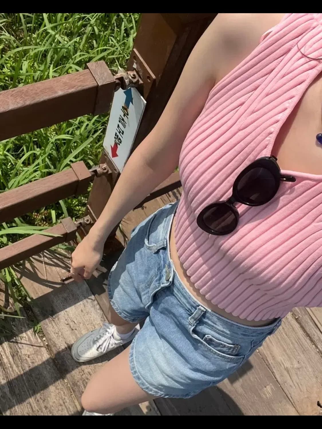 자라 핑크 골지 니트 탑 베스트 상품이미지2