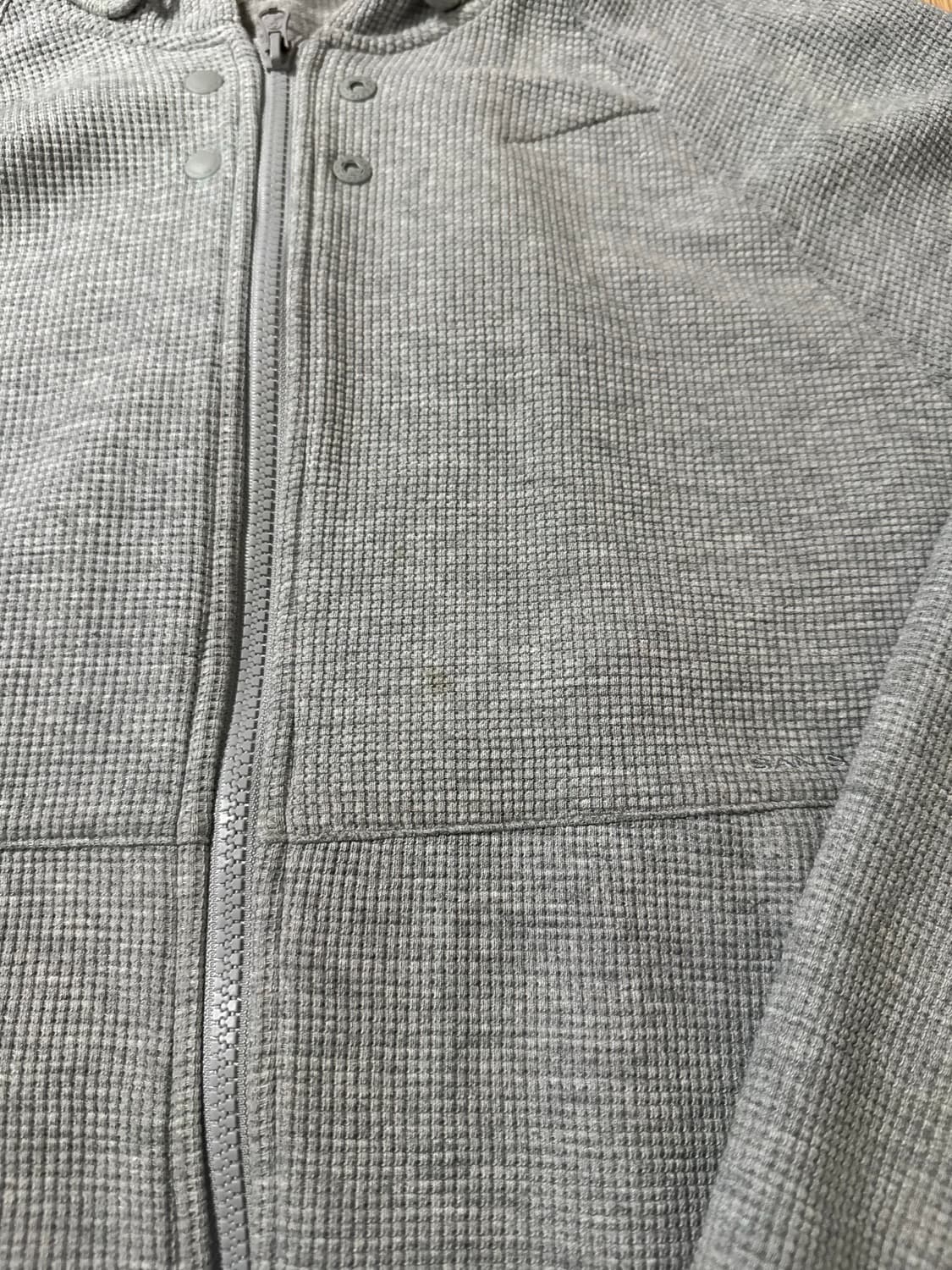 산산기어 서킷 후드 집업 멜란지 그레이 2사이즈 상품이미지3