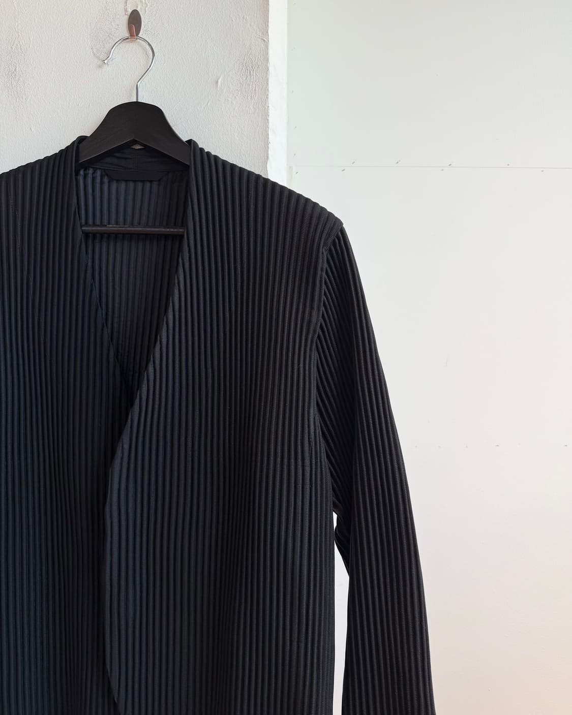 이세이 미야케 옴므 플리세 블랙 카라리스 싱글 자켓  상품이미지5