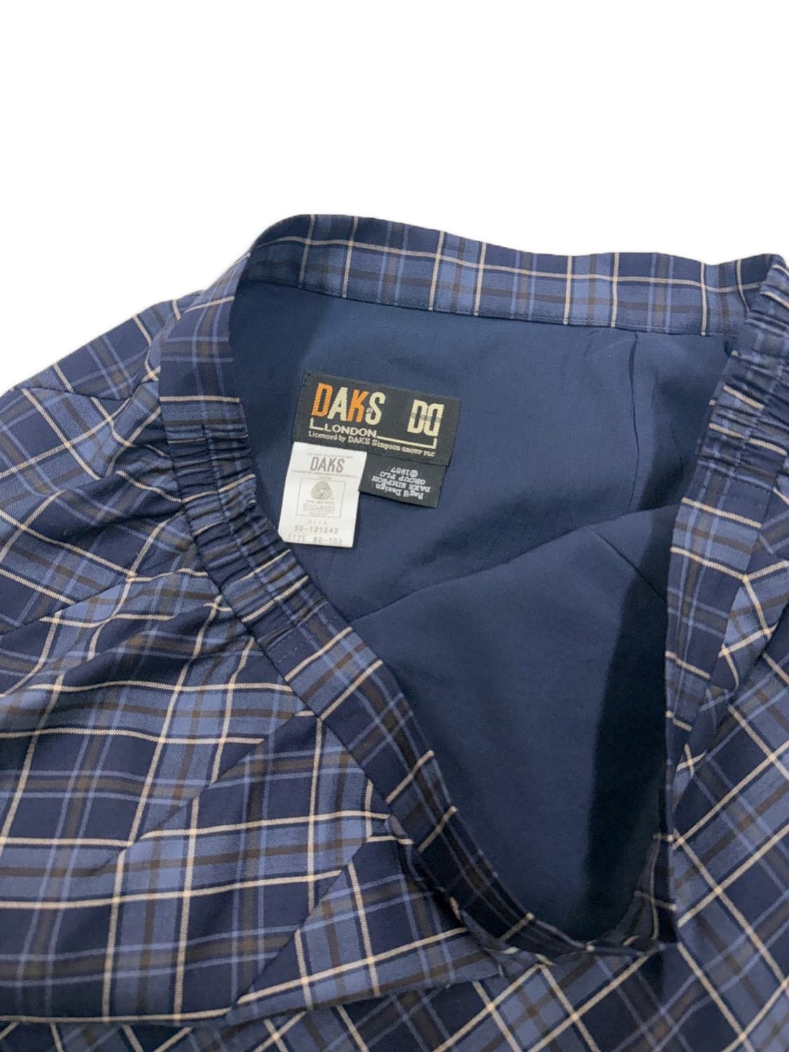 빈티지 DAKS 체크 롱 스커트 상품이미지4