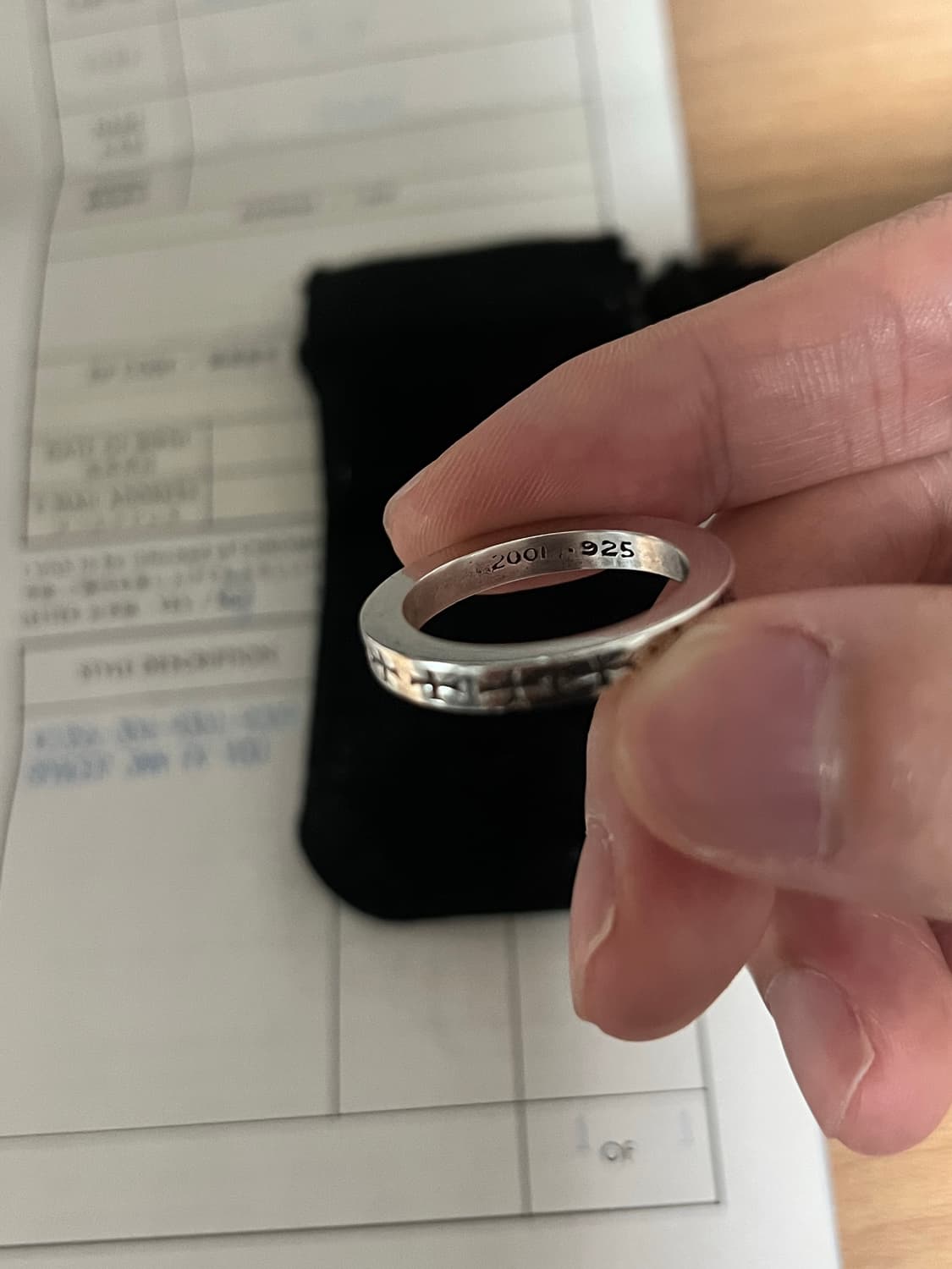 [us9] 크롬하츠 퍽유링 3mm 상품이미지6