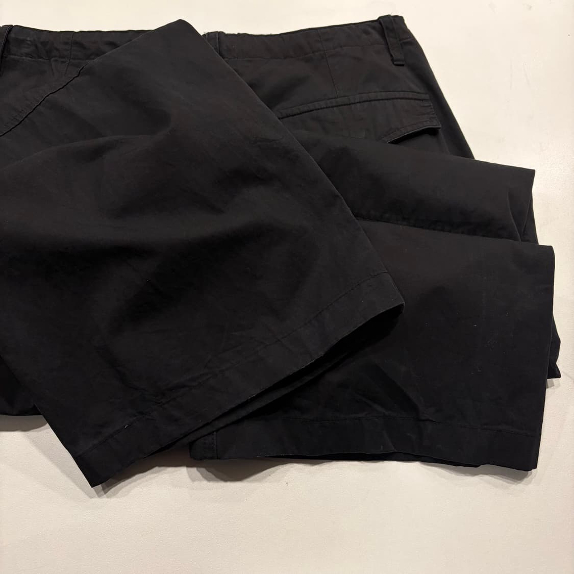 [L] 세터 블랙 와이드 카고 바지 팬츠 C322 상품이미지8