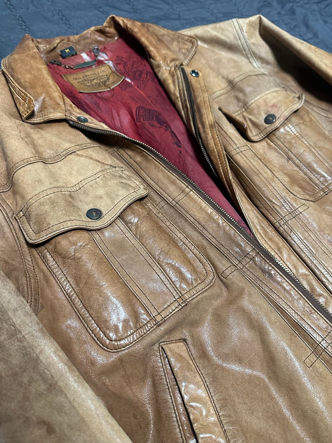 리바이스 빈티지 가죽자켓 상품이미지2