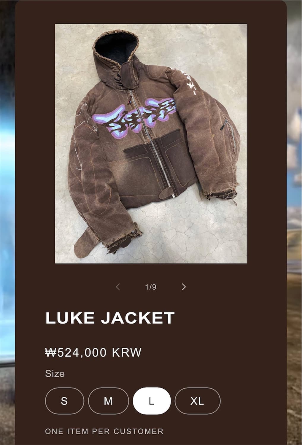 루크자켓 빈티지 컬러 후드봄버  상품이미지5