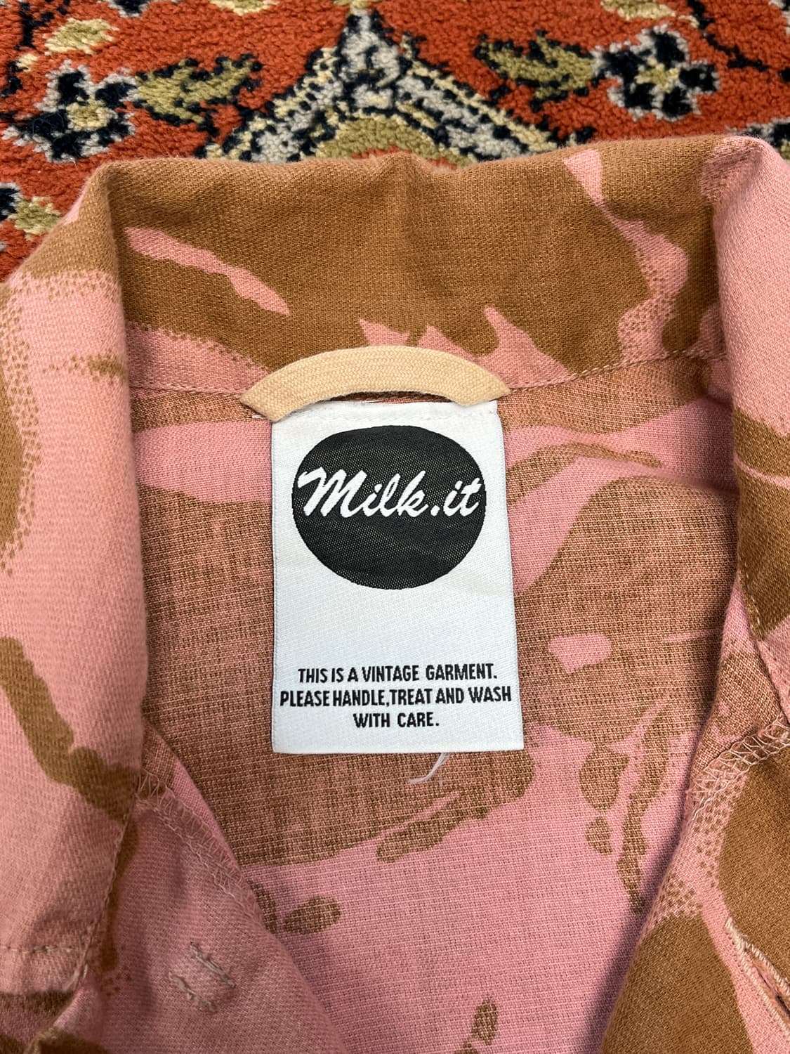 [100] 핑크 카모플라쥬 필드 셔츠 자켓 상품이미지3