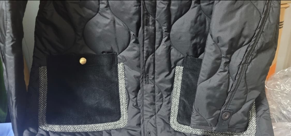 앤더슨벨 해리스 트위드 퀼티드 바인딩 자켓 S 상품이미지3