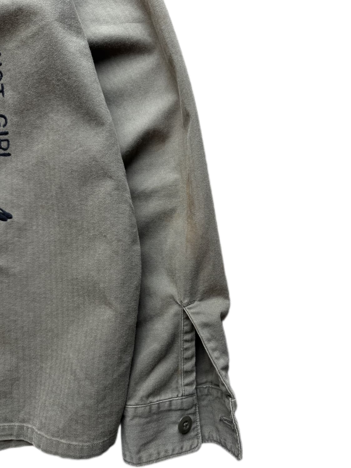 17fw 와코마리아 천국동경 해링본 아미셔츠 M 상품이미지7