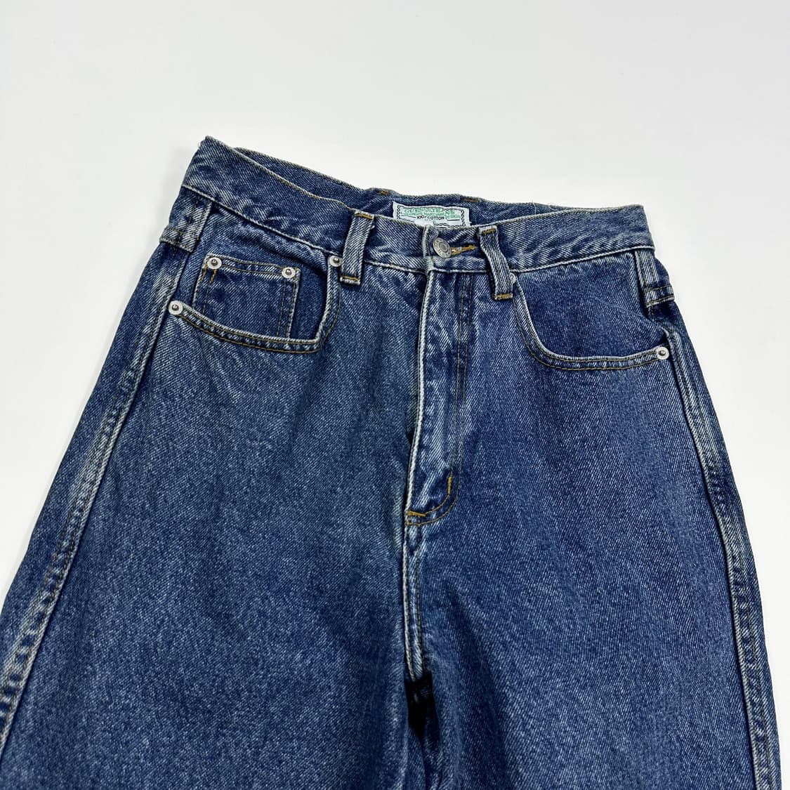 게스 guess 레트로 삼각로고 데님팬츠 (25인치 여성추천) 상품이미지4