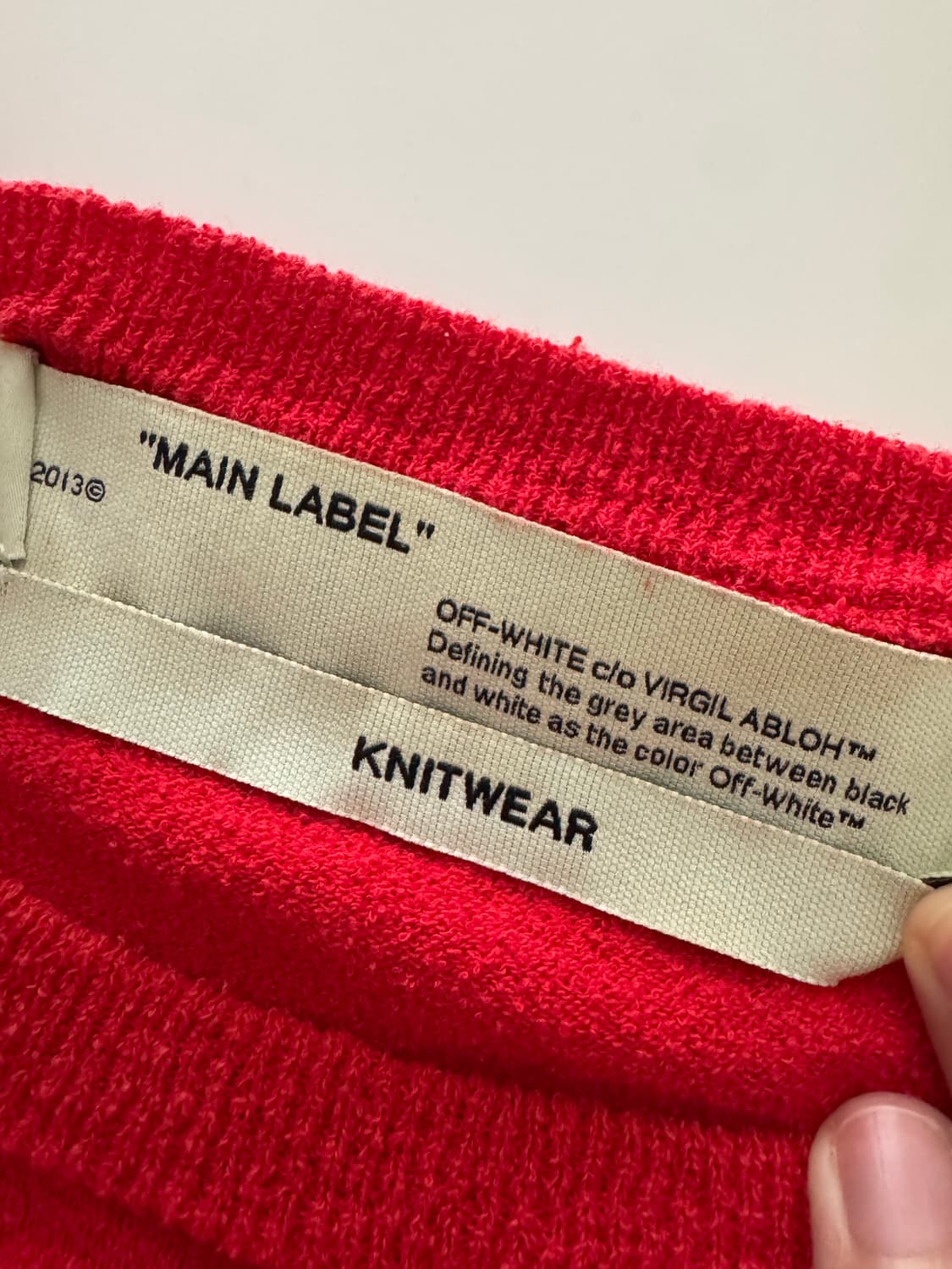 OFF WHITE 프랑켄슈타인 롱슬리브 상품이미지3