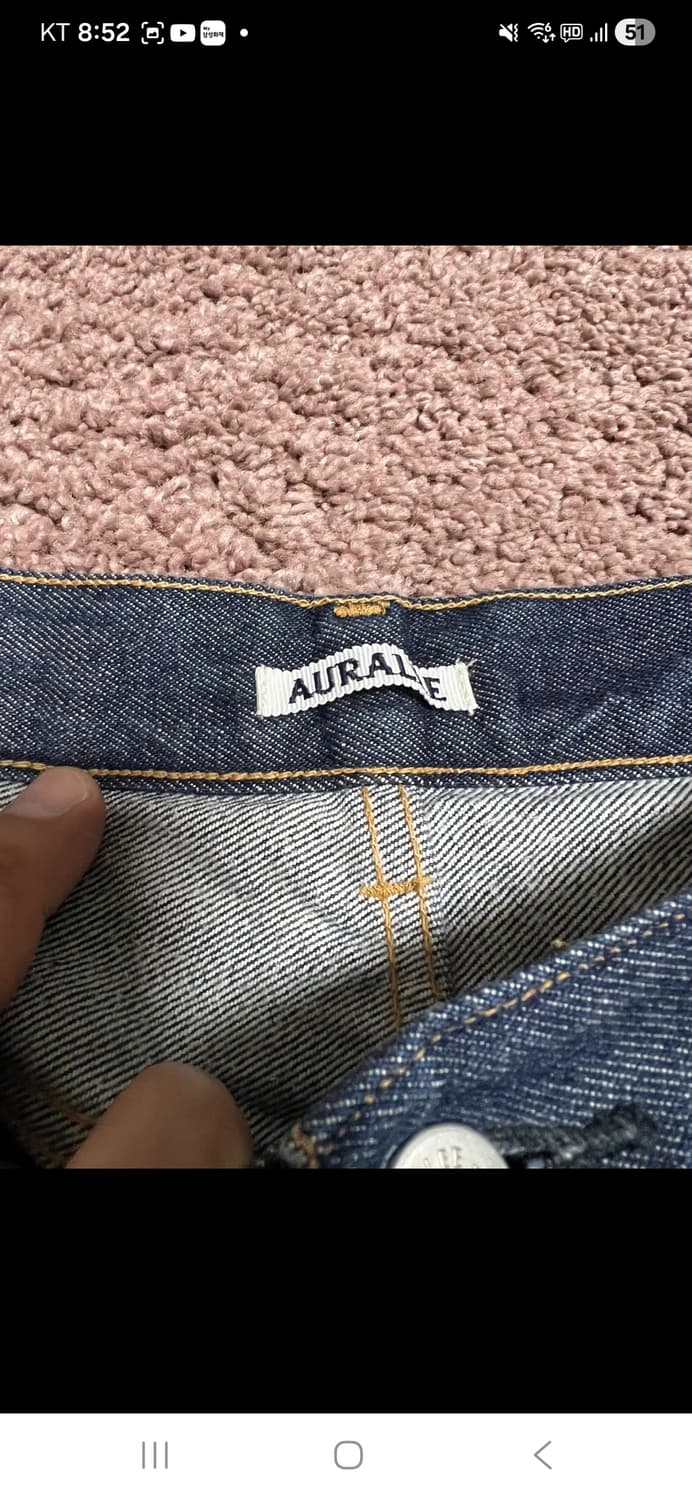 (34) 오라리 하드트위스트 5P 인디고 데님 상품이미지2