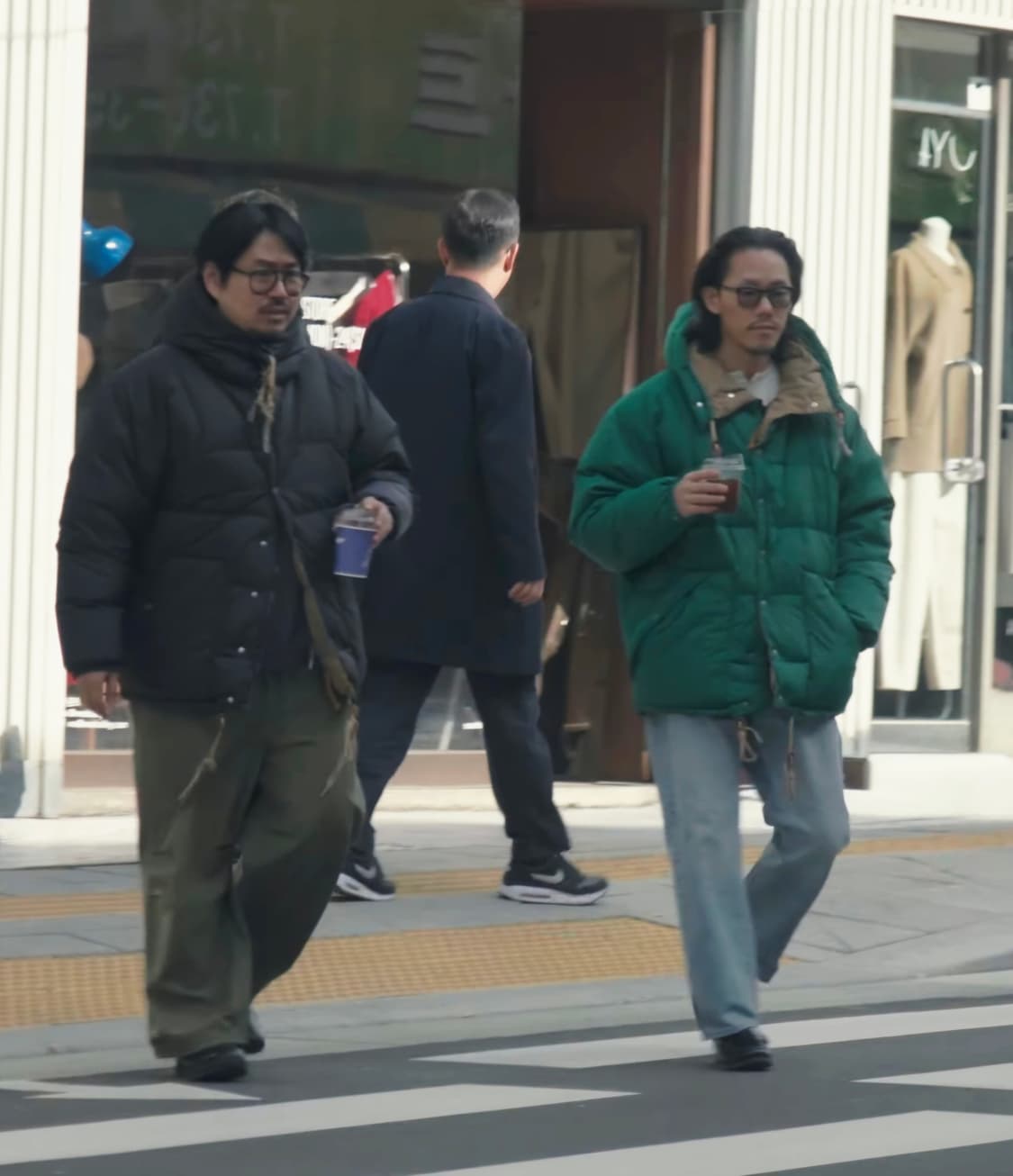 비헤비어 오버핏 시에라 패딩 파카 그린 2사이즈 상품이미지2