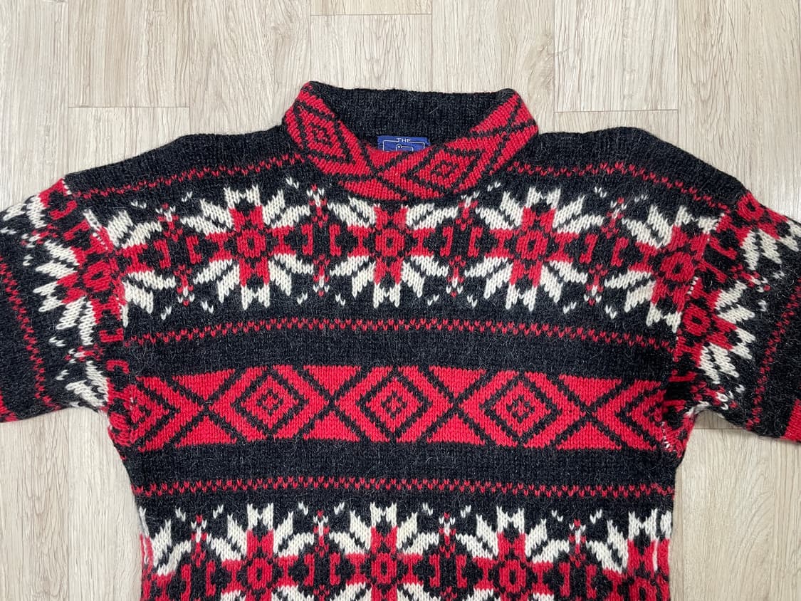 95) 80's 울리치 나바호 모크넥 울 스웨터(RRL&LVC&폴로) 상품이미지4