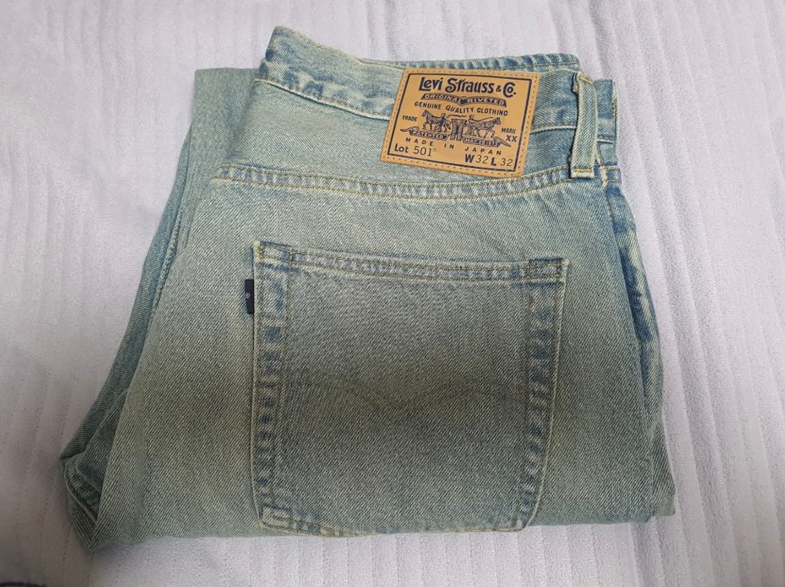 Levi's 리바이스 블루탭 1980s 501 데님 팬츠 (새제품) 상품이미지1