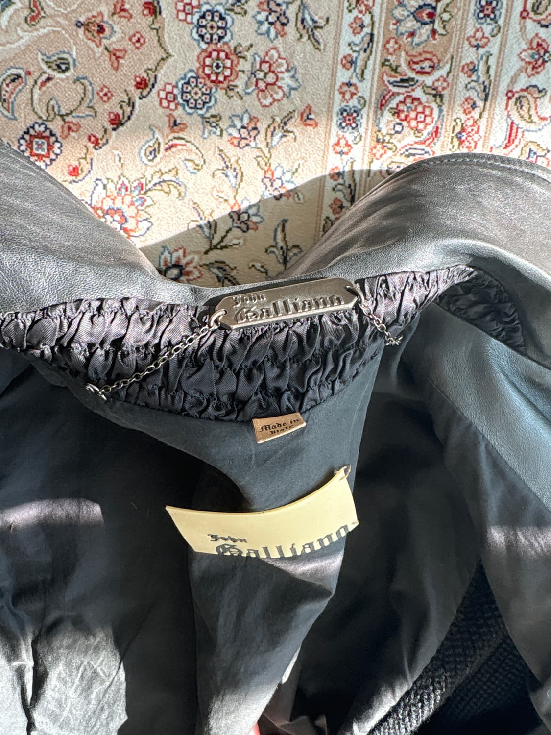 존 갈리아노 가죽 자켓 상품이미지6