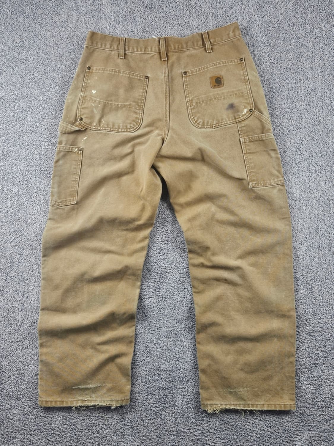 칼하트 덕 캔버스 더블니 카펜터 워크 팬츠 ( 34X30 )/ 11297 상품이미지4