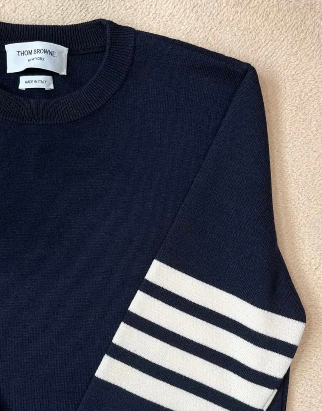 톰브라운 밀라노스티치 네이비 니트 2사이즈 상품이미지5