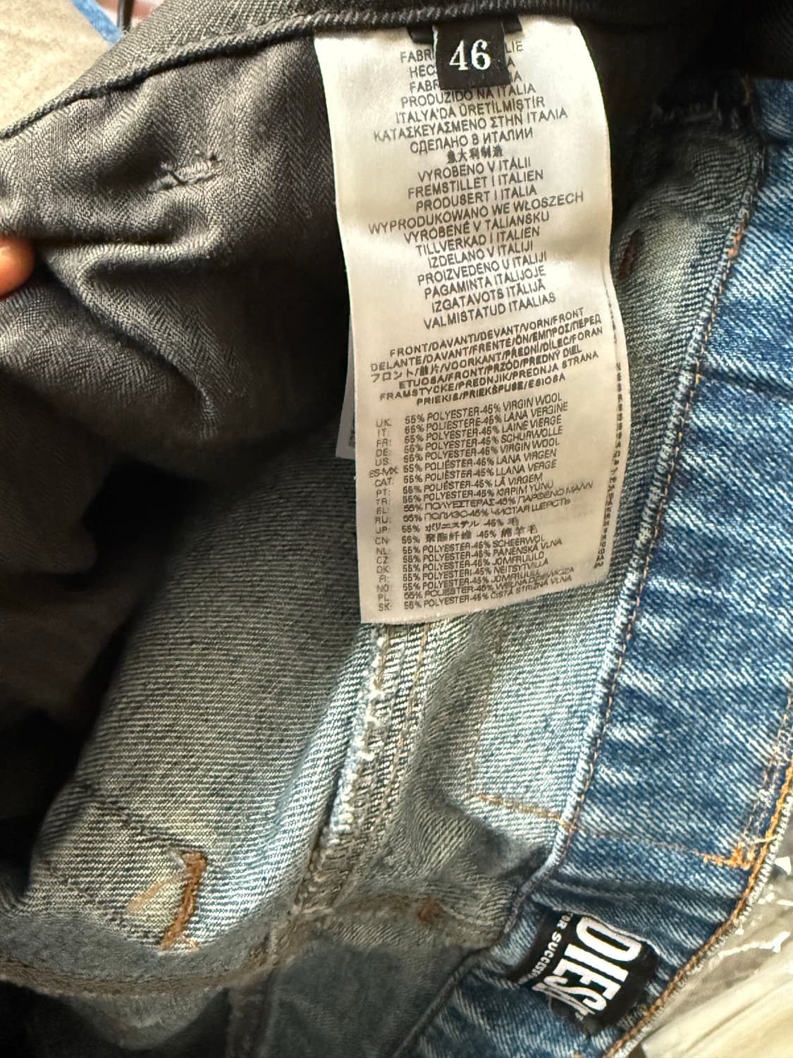 디젤 슬랙스데님  상품이미지4