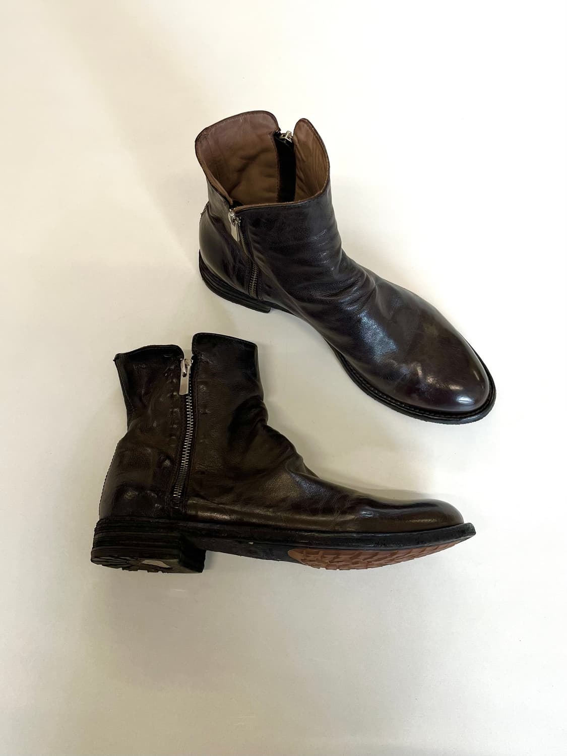 OFFICINE CREATIVE 오피치네 크레아티베 더블 지퍼 부츠 상품이미지3