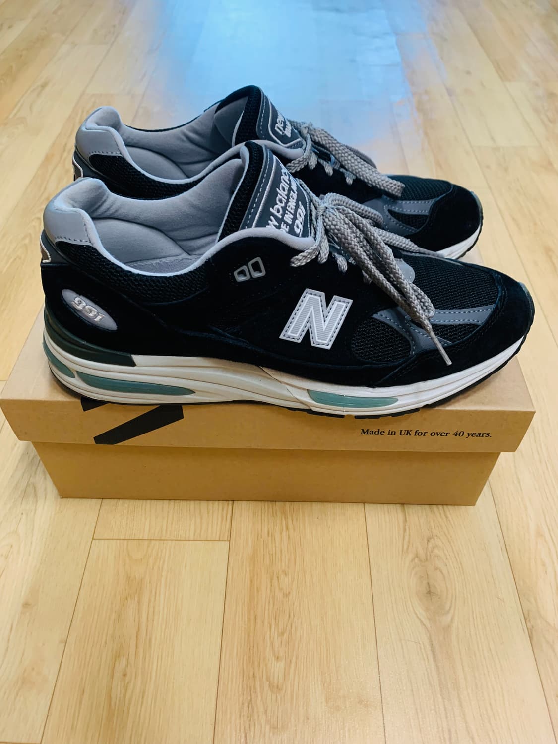[265] 뉴발란스 991v2 메이드 인 UK 블랙 상품이미지7