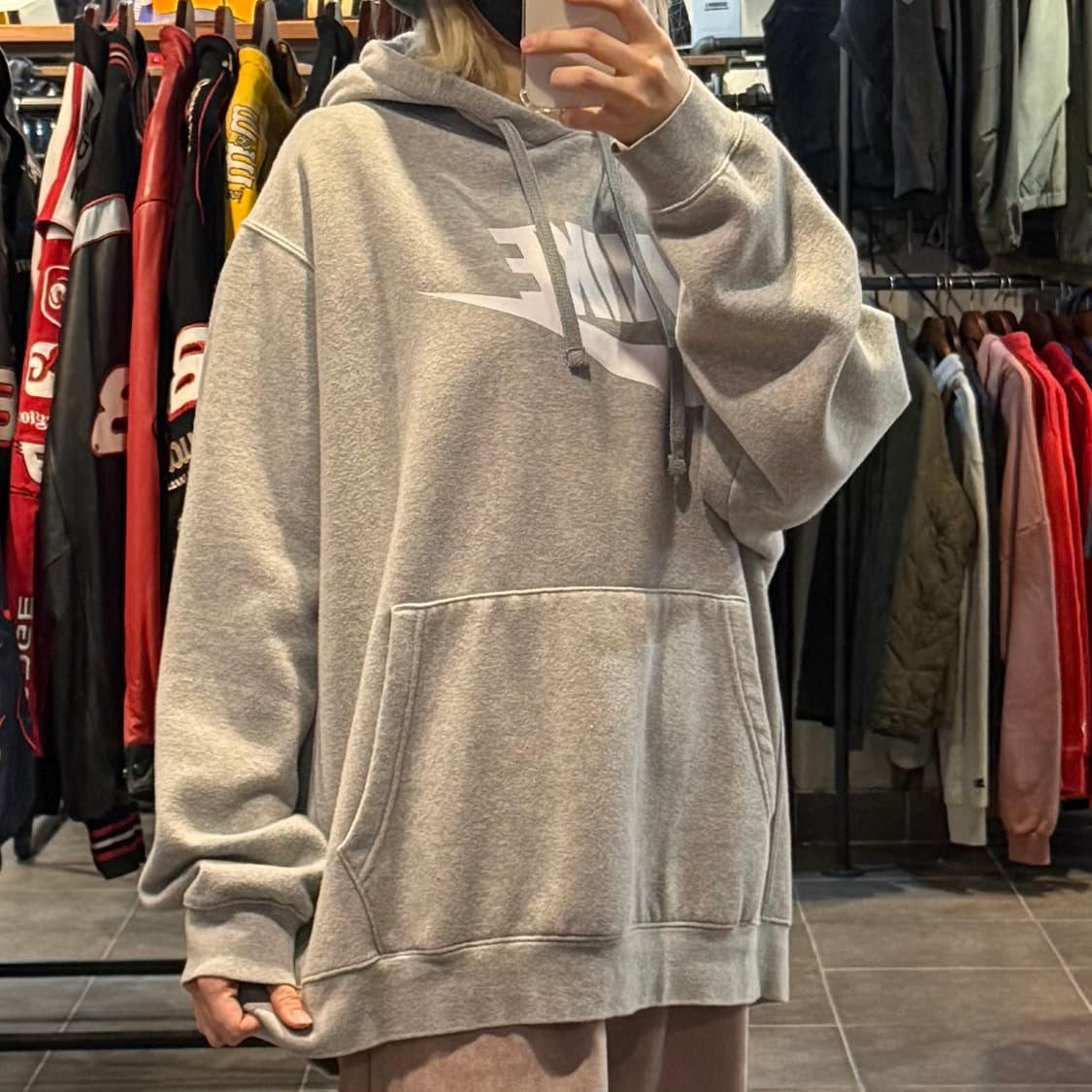 [NO.9]Nike 그레이 후드티 상품이미지4