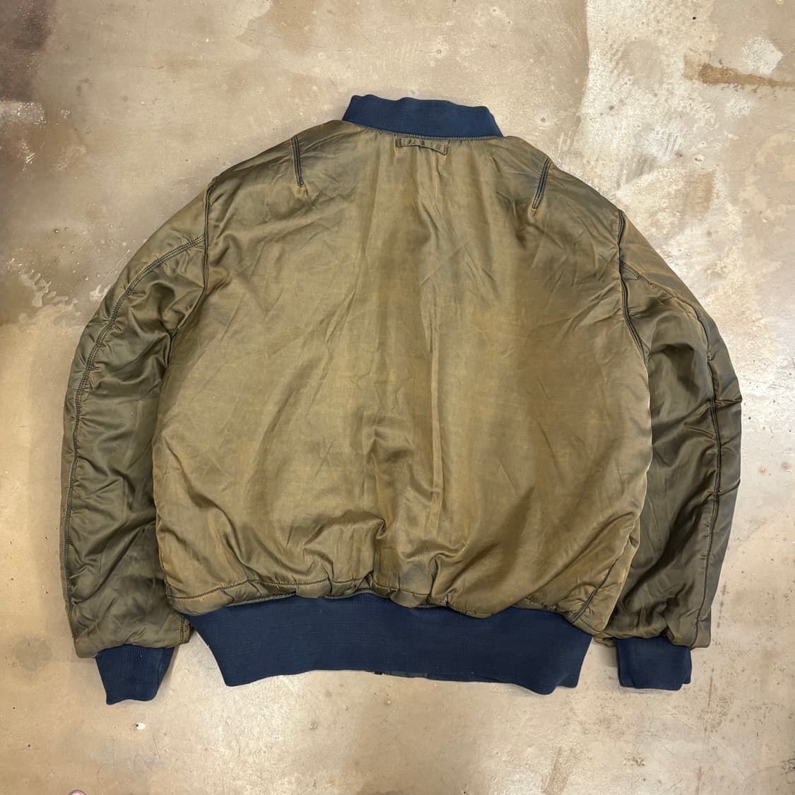 2XL 알파인더스트리 리버시블 ma-1 항공 자켓 상품이미지5