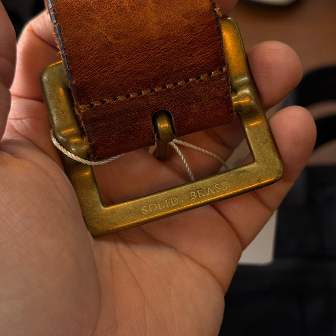 리바이스 이태리 생산 가죽 벨트 상품이미지4