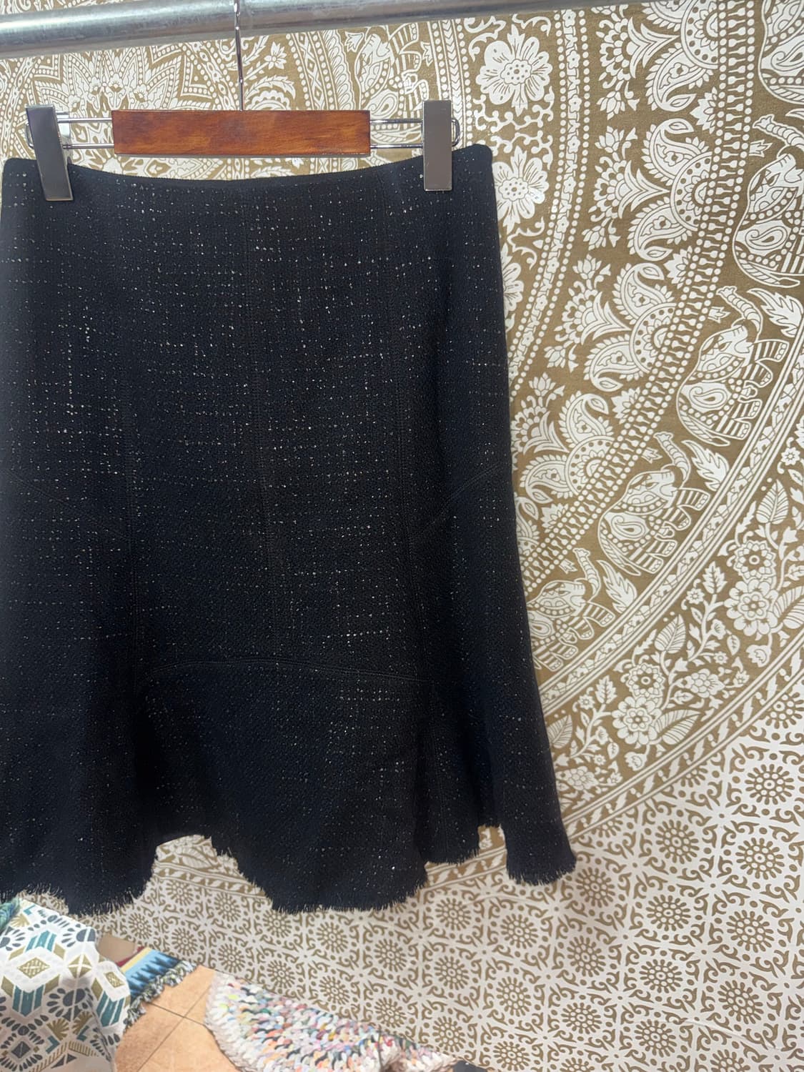 오브제 여성 디테일 미디스커트  상품이미지4