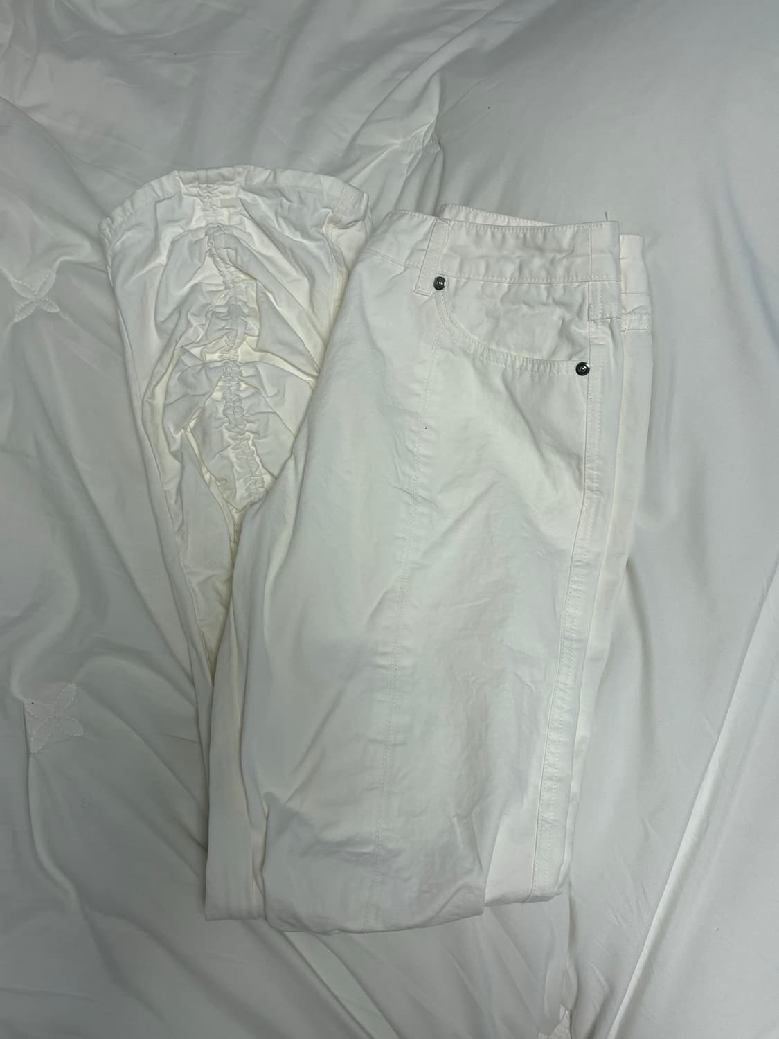 LCDC™ WHITE STRING TROUSERS (WHITE) 상품이미지3