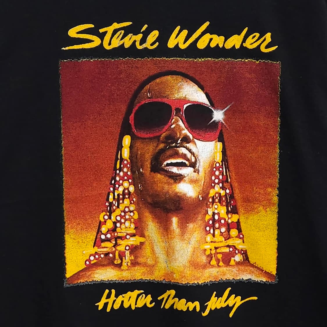 95~100)스티비원더 STEVIE WONDER 투어 프린트 반팔 상품이미지2