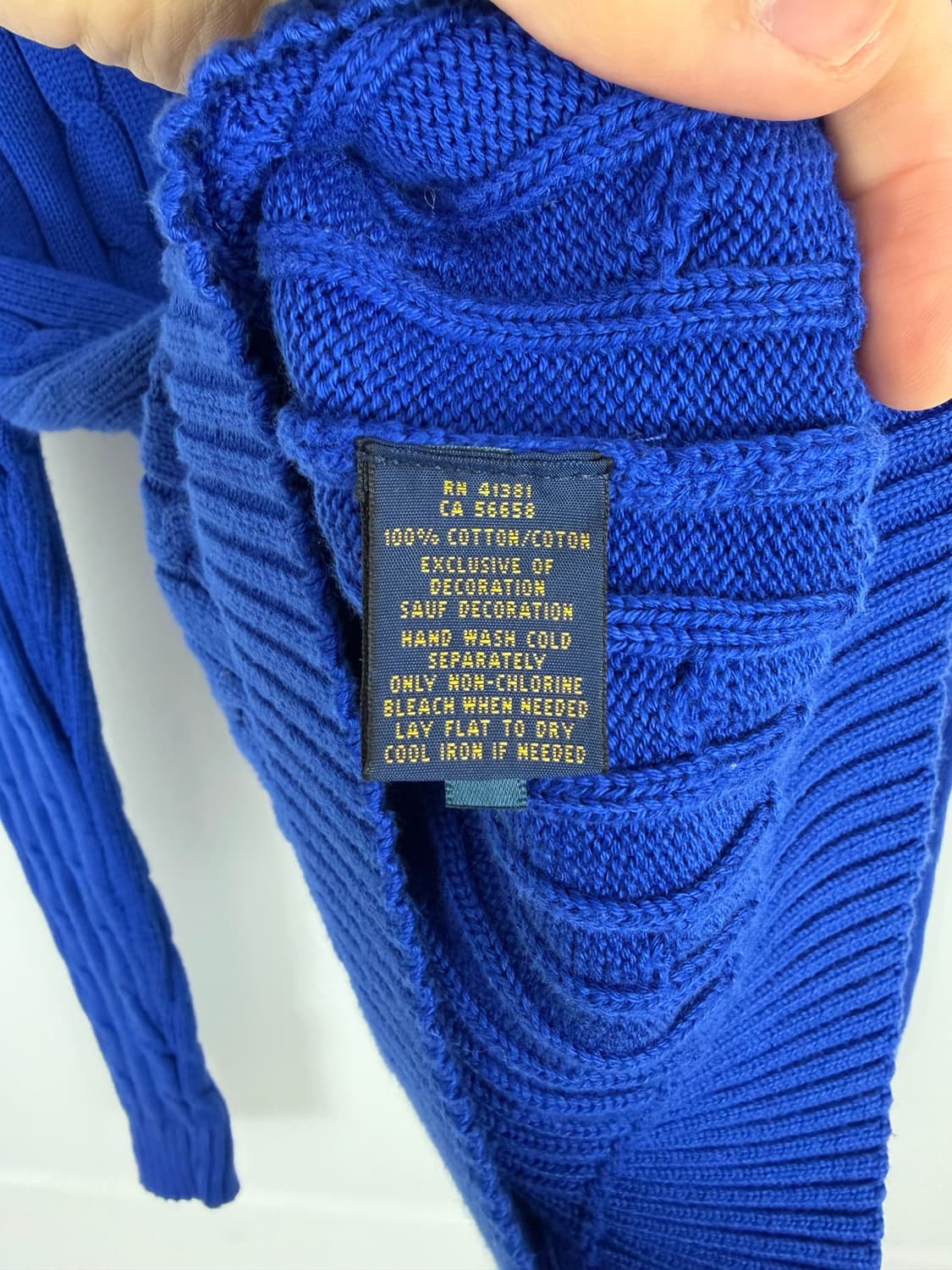 a59) 폴로랄프로렌 케이블 니트 상품이미지5