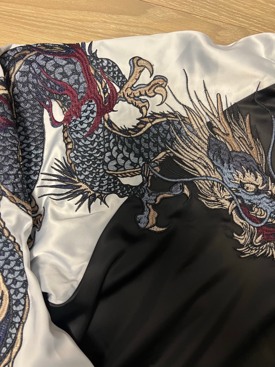 호랑이 용 현무 주작 벚꽃 스카잔 상품이미지2