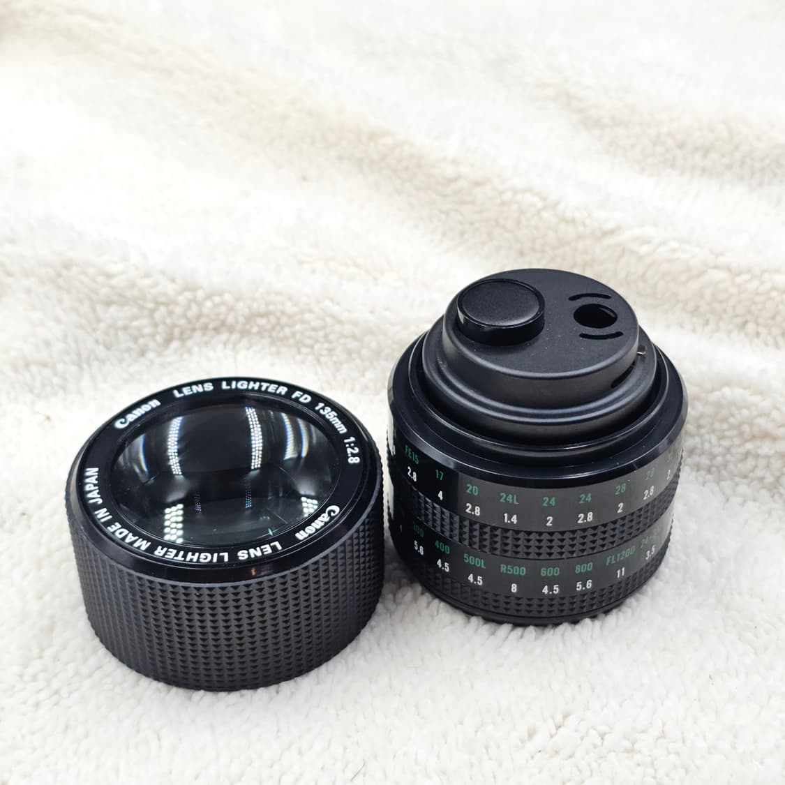 캐논 FD 135mm 렌즈형 가스 라이터 루페 겸용 필름카메라 필카  상품이미지3