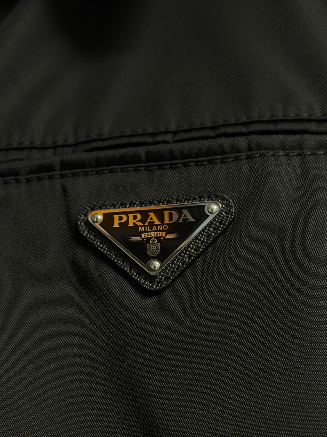 [L] 프라다 리나일론 블루종 자켓 블랙 상품이미지4