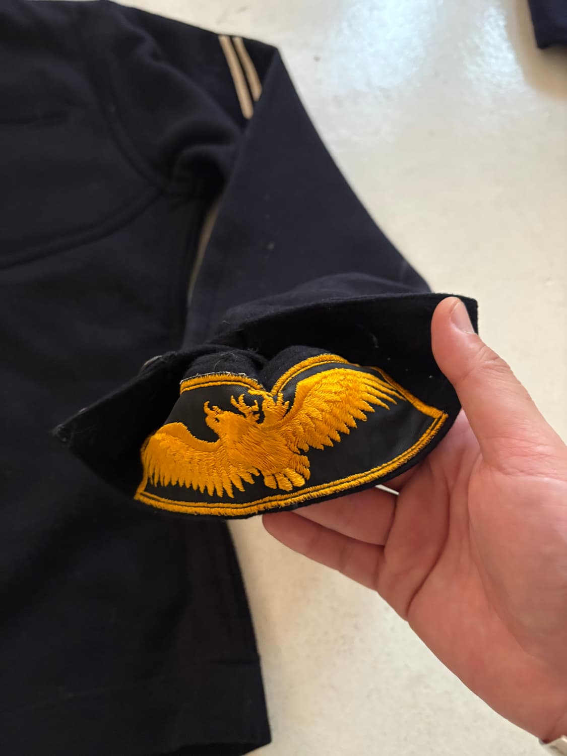 60's WWII USN Sailor Wool Uniform Shirt. 상품이미지3