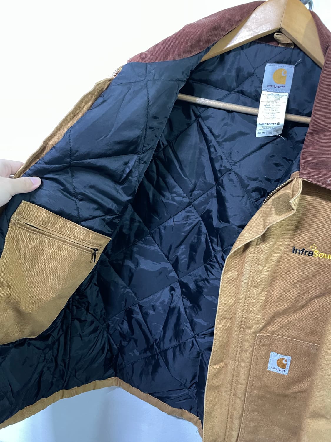 칼하트 디트로이트 자켓 오리지날 105-110 사이즈 J002 상품이미지6