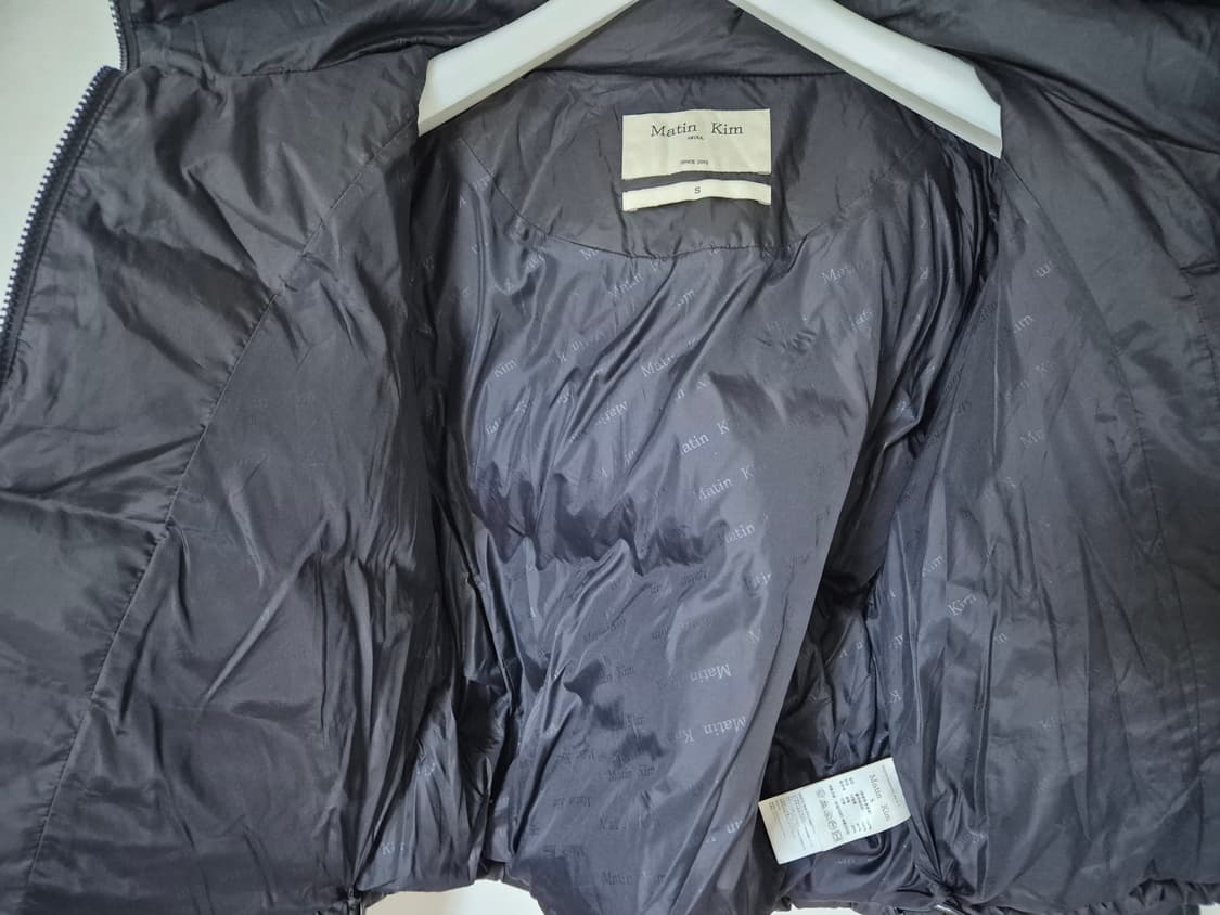 마뗑킴 테이핑 푸퍼 다운점퍼 블랙 S 상품이미지7