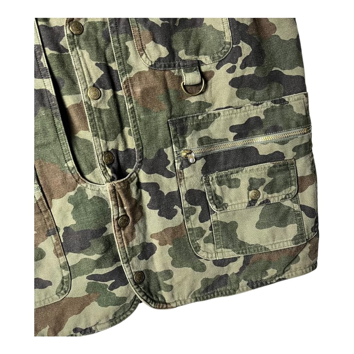 [JPN] 빈티지 카모 헌팅 베스트 상품이미지3