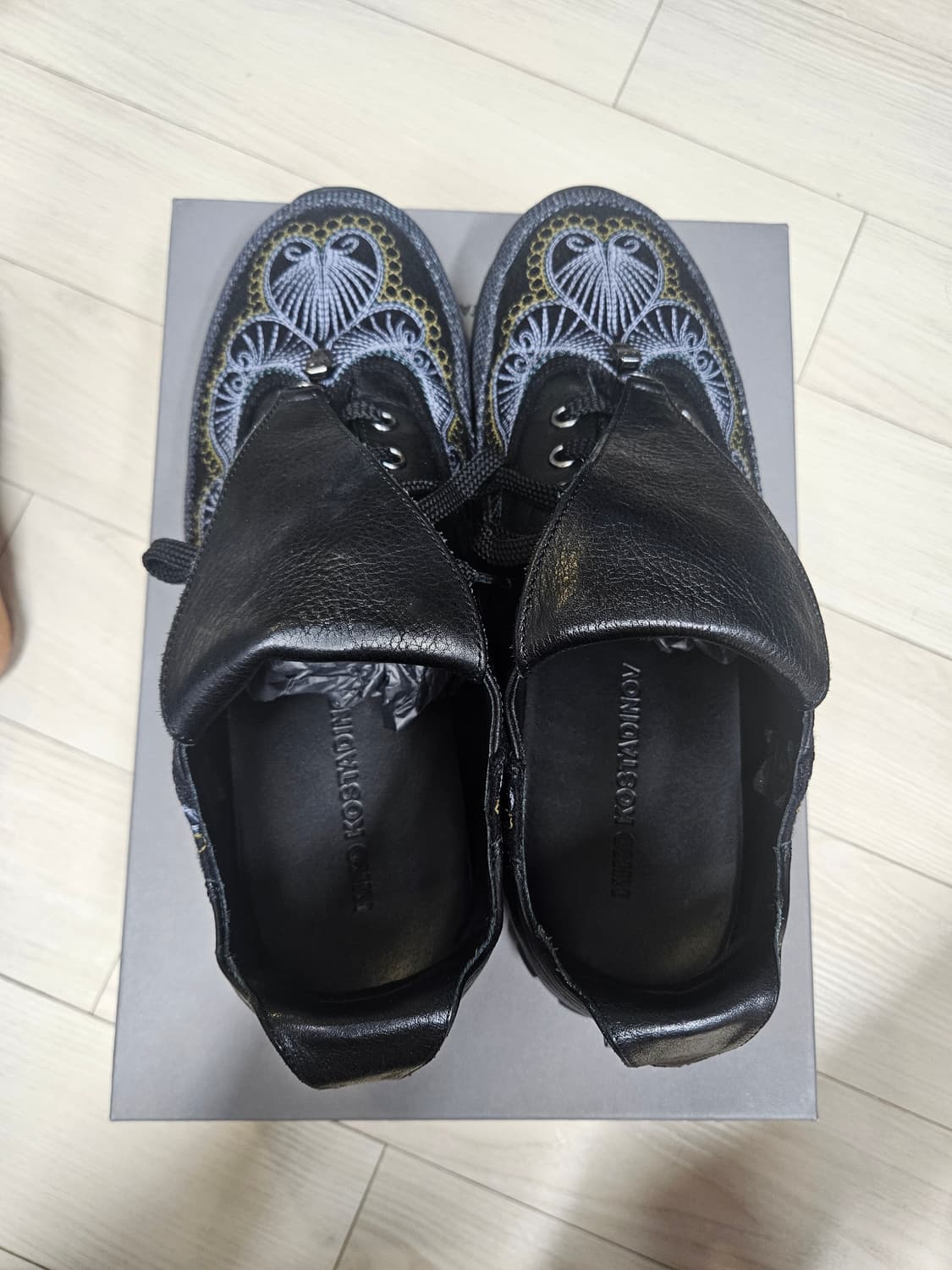 키코코스타디노브 찰리스 레이스업 블랙 43 상품이미지3