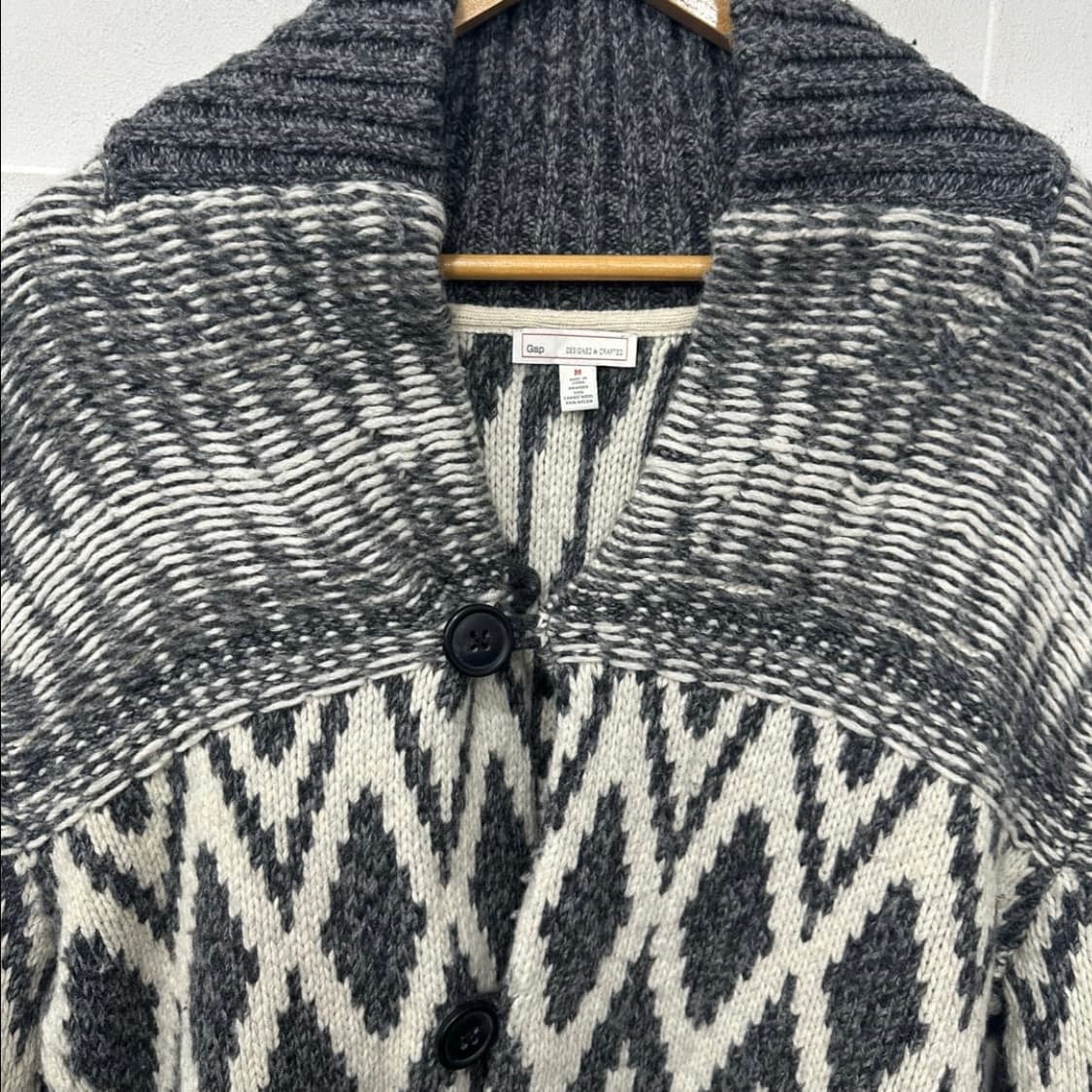 GAP 버튼 코위찬 니트 상품이미지3