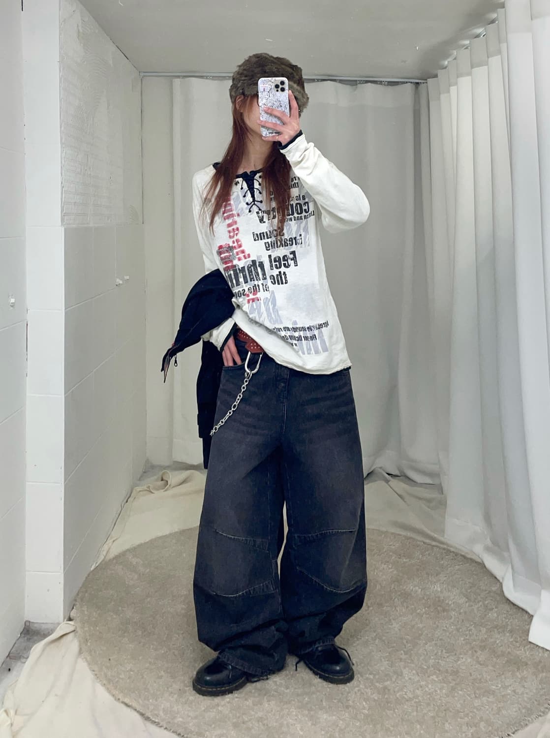 인더애틱 워크 자켓 데일리 그런지 펑크 힙 코디 세트 상품이미지3