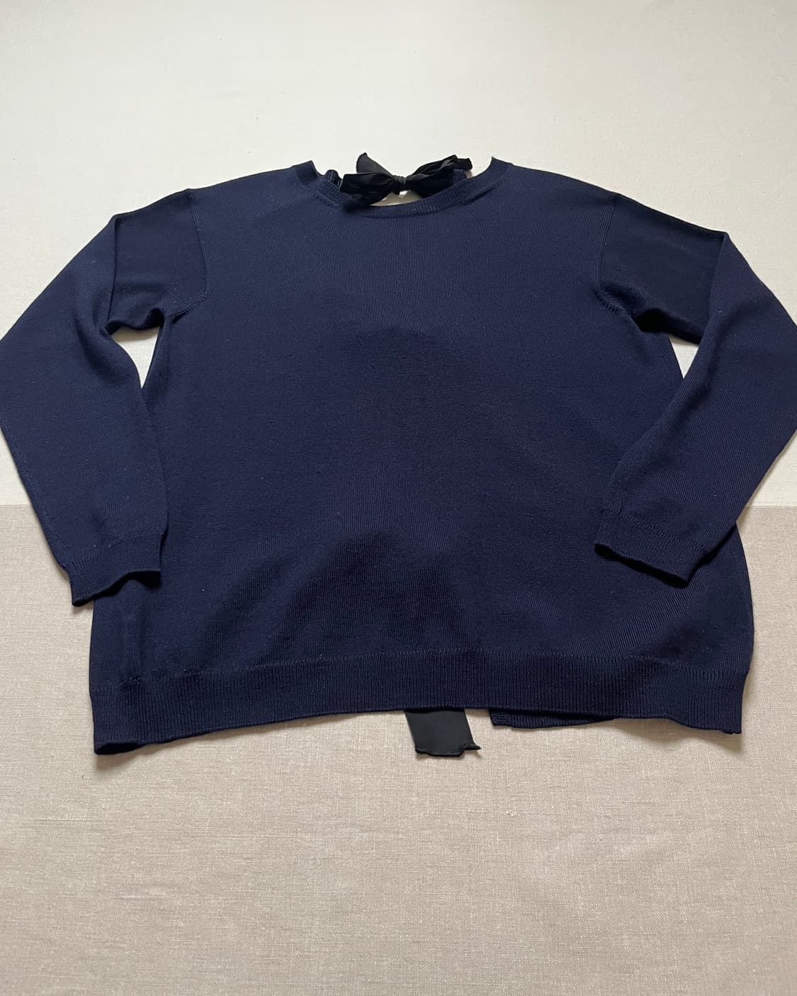 미우미우 백 리본 니트 miu miu  상품이미지3