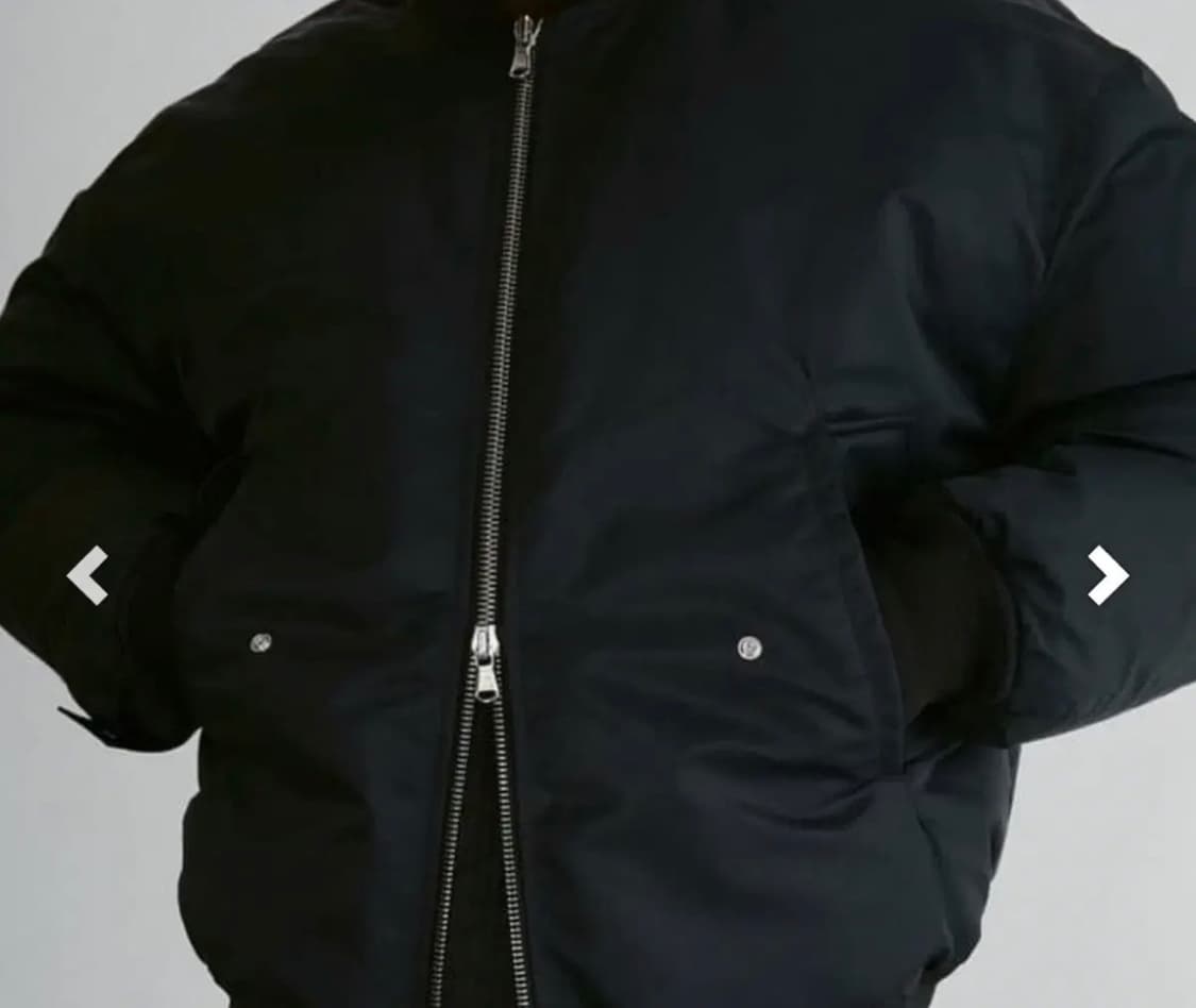 (새상품) 렉토 오버사이즈 나일론 다운 항공점퍼 상품이미지2