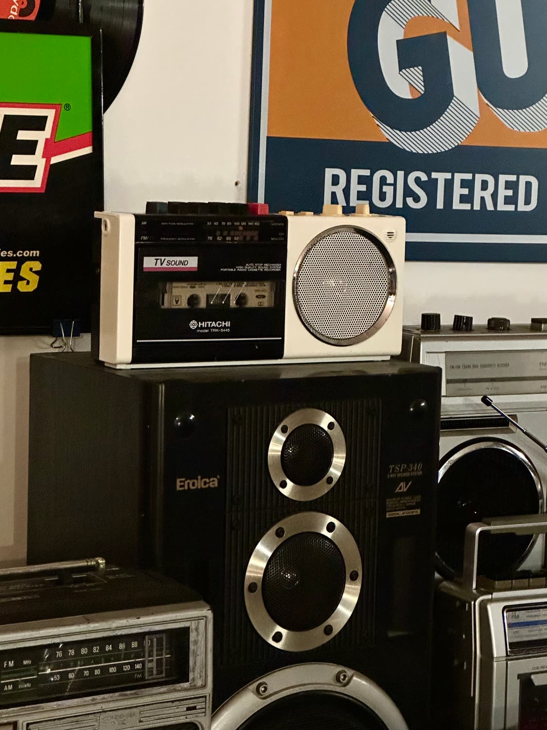 히타치 빈티지 TRK-5445 휴대용 카세트 플레이어 상품이미지6