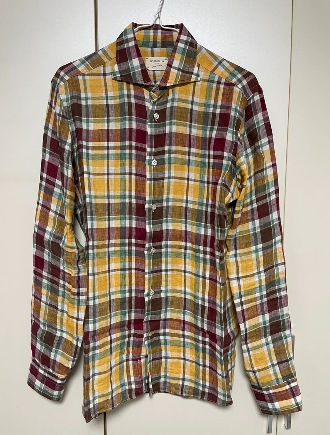 BORRIELLO NAPOLI 셔츠 100% 린넨 M  상품이미지1