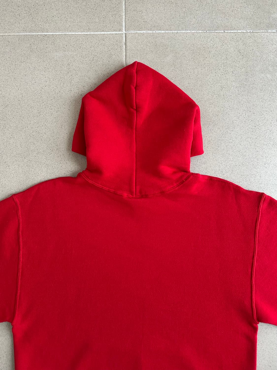 90s 빈티지 러셀 후드 레드 M 상품이미지4
