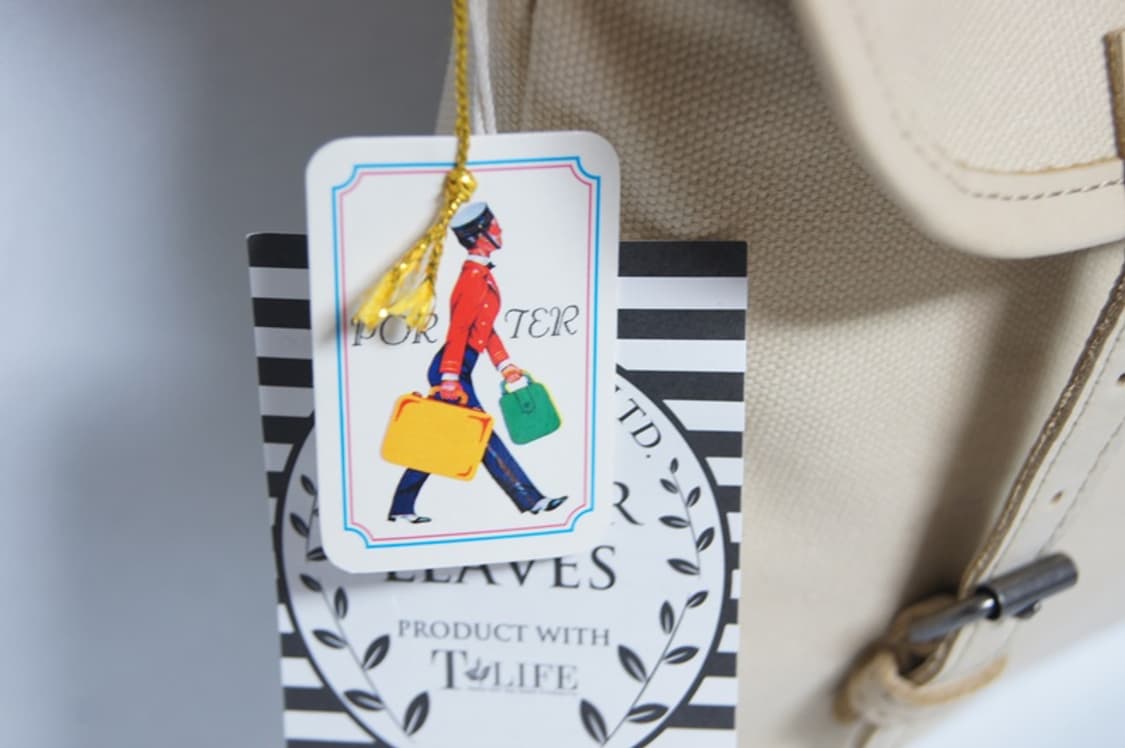 PORTER 포터리브스 베이지 캔버스 크로스백(새상품) 상품이미지7