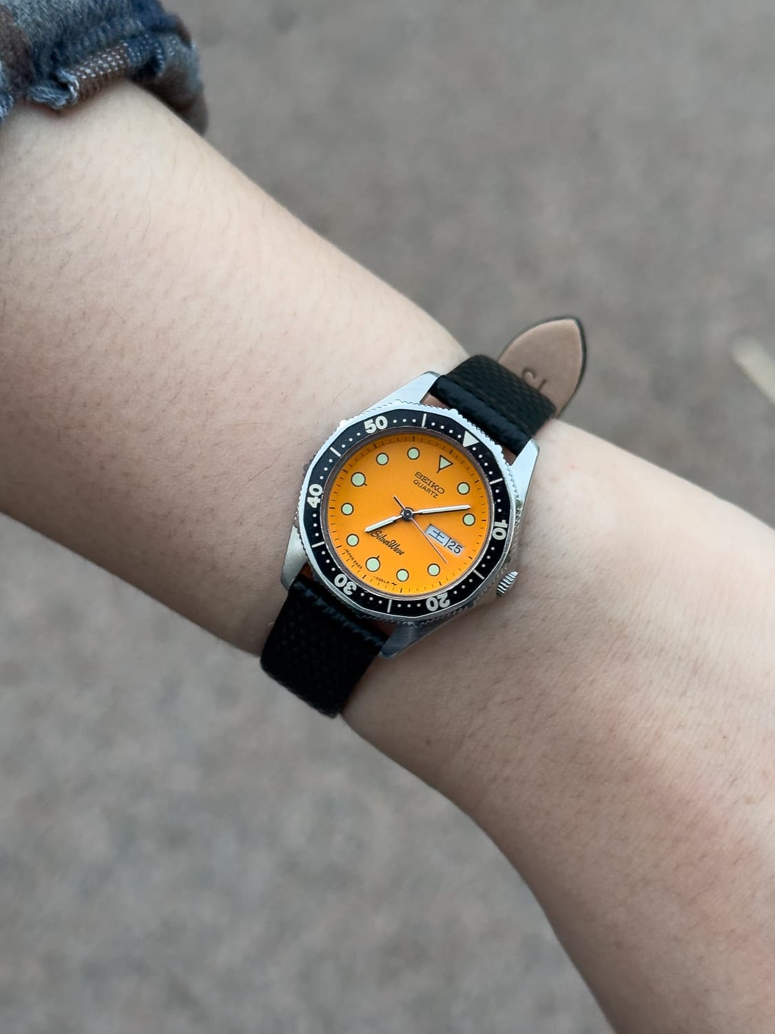 [희귀] 세이코 실버웨이브 오렌지 다이버 - 80s 빈티지 쿼츠 (2A2 상품이미지7