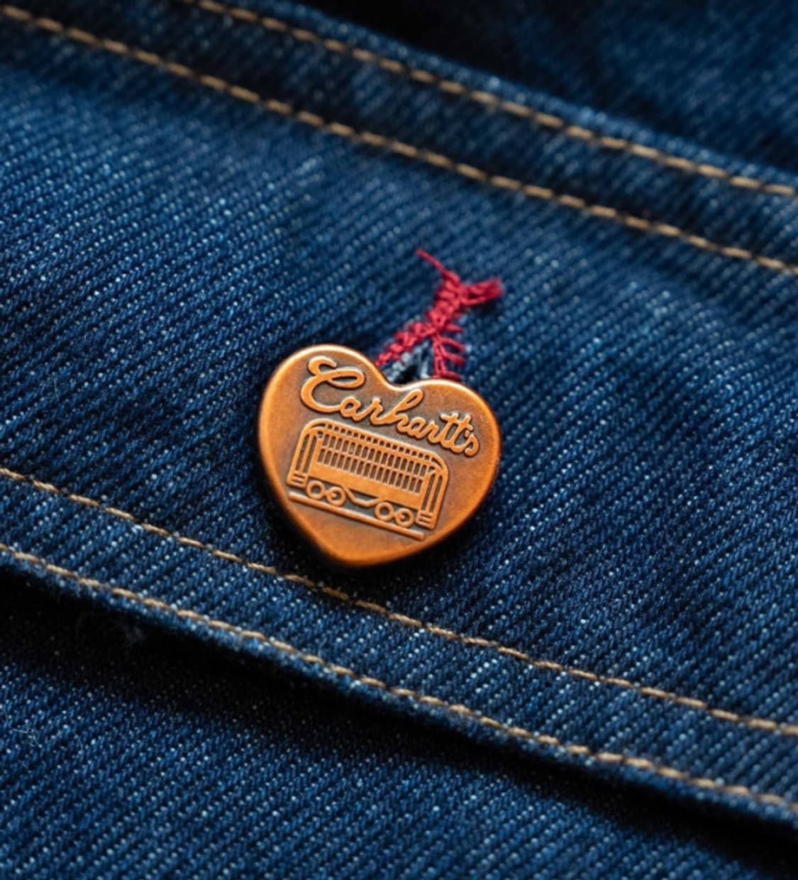 칼하트 지켓(Carhartt カバーオール ダークブルー/バーガンディ) 상품이미지7