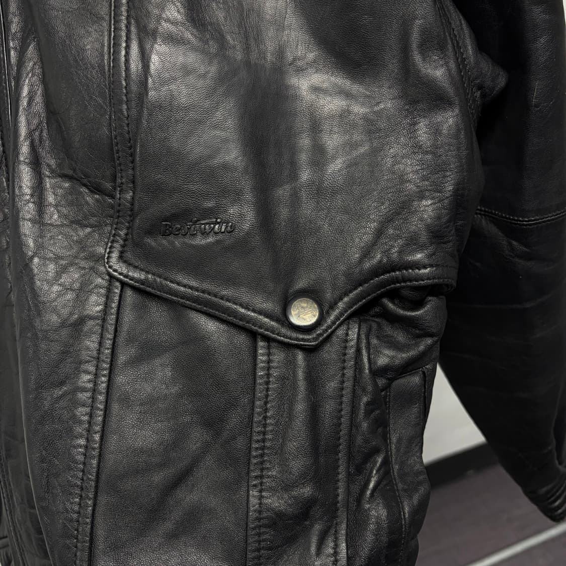 빈티지 레더 자켓 10 상품이미지4